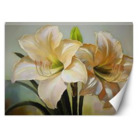 Fototapeta Feeby Kwiat malowany na biało  450x315 1 szt
