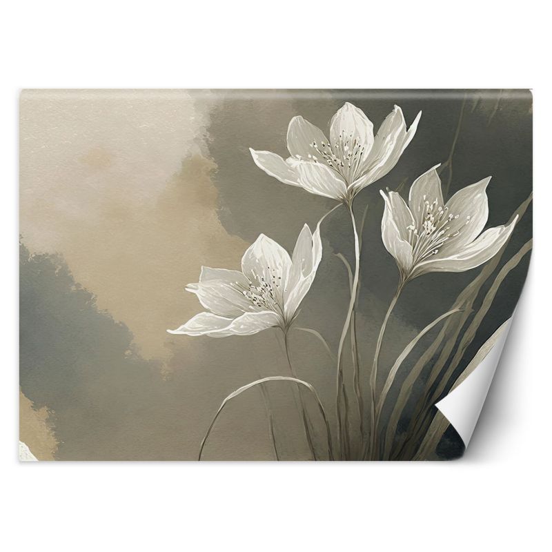 Fototapeta Feeby Kwiaty Abstrakcja Beż  150x105 1 szt