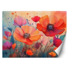 Fototapeta Feeby Kwiaty Botanika Maki Abstrakcja  200x140 1 szt