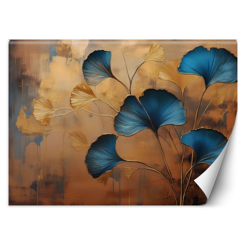 Fototapeta Feeby Kwiaty Ginko Botanika Art Deco  100x70 1 szt