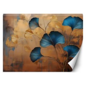 Fototapeta Feeby Kwiaty Ginko Botanika Art Deco  200x140 1 szt