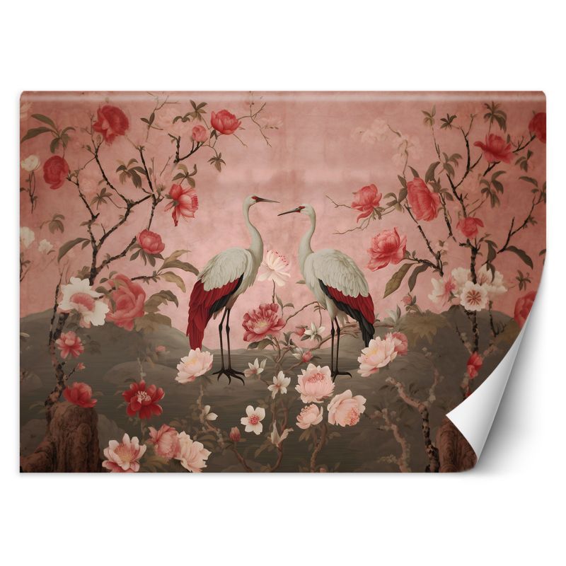 Fototapeta Feeby Kwiaty i ptaki Chinoiserie  300x210 1 szt