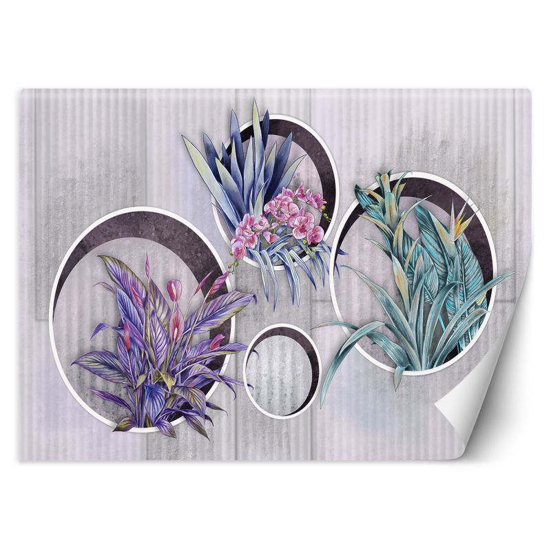 Fototapeta Feeby Kwiaty kolo abstrakcja  150x105 1 szt