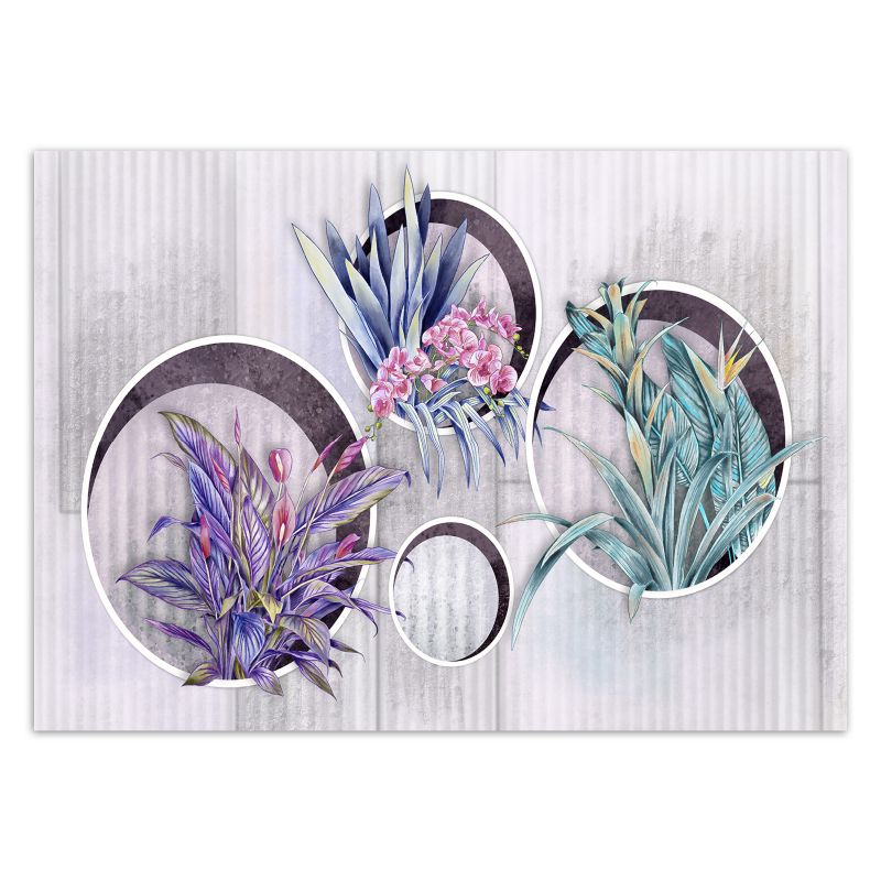 Fototapeta Feeby Kwiaty kolo abstrakcja  150x105 1 szt