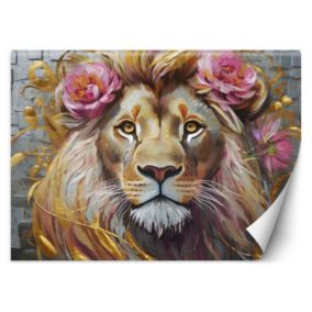 Fototapeta Feeby Kwiaty Lwa Zwierzęta  150x105 1 szt