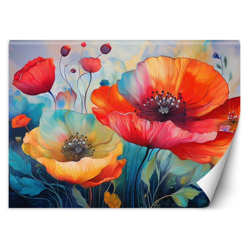 Fototapeta Feeby Kwiaty Maki Abstrakcja  250x175 1 szt