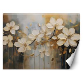 Fototapeta Feeby Kwiaty malowane naturą  350x245 1 szt