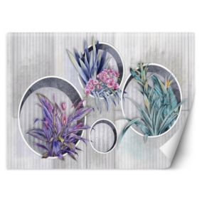 Fototapeta Feeby Kwiaty w kole abstrakcja  250x175 1 szt