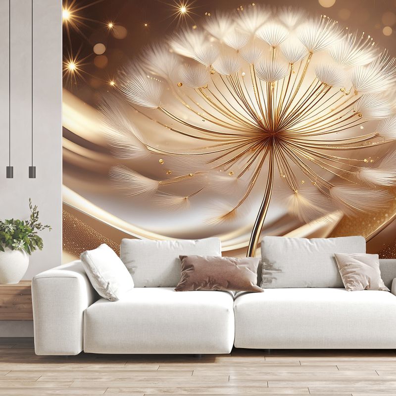 Fototapeta Feeby Kwiaty, złoty blask  400x280 1 szt