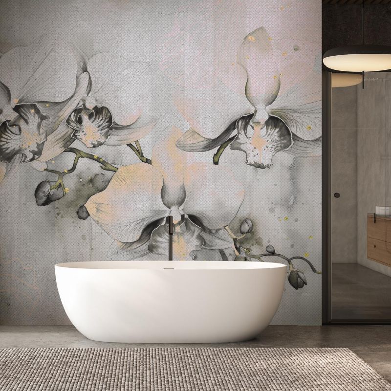 Fototapeta Feeby Kwitnące orchidee abstrakcja  100x70 1 szt