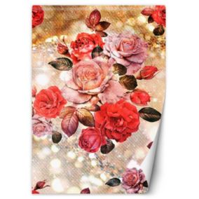 Fototapeta Feeby Kwitnące róże abstrakcja  100x140 1 szt