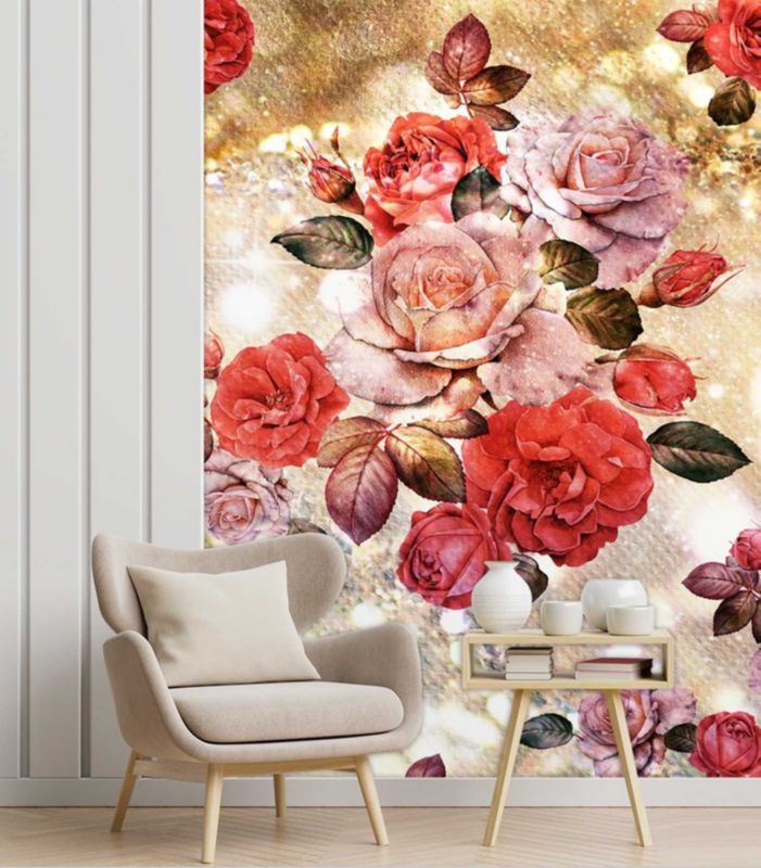 Fototapeta Feeby Kwitnące róże abstrakcja  150x210 1 szt
