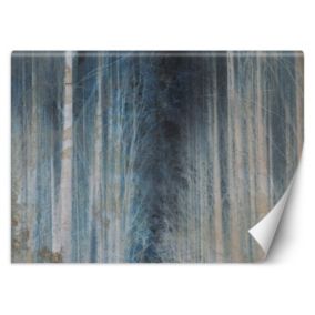 Fototapeta Feeby Las Niebieski Drzewa  100x70 1 szt