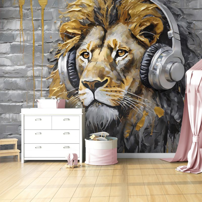 Fototapeta Feeby Lew Muzyka Pop Art  350x245 1 szt