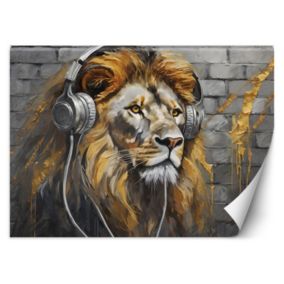 Fototapeta Feeby Lew Muzyka Zwierzęta  350x245 1 szt