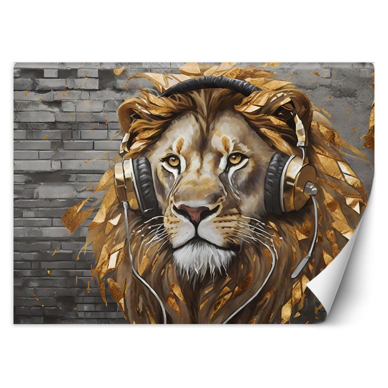Fototapeta Feeby Lew Pop Art Muzyka  350x245 1 szt