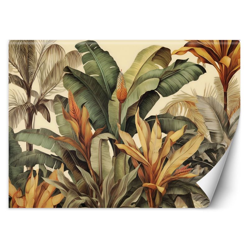 Fototapeta Feeby Liście bananowca w sepii  150x105 1 szt