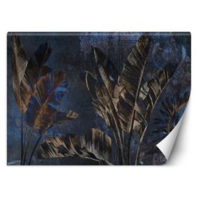 Fototapeta Feeby Liście Bananowiec Żółty Niebieski  150x105 1 szt