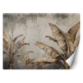 Fototapeta Feeby Liście egzotyczne Beżowy  150x105 1 szt