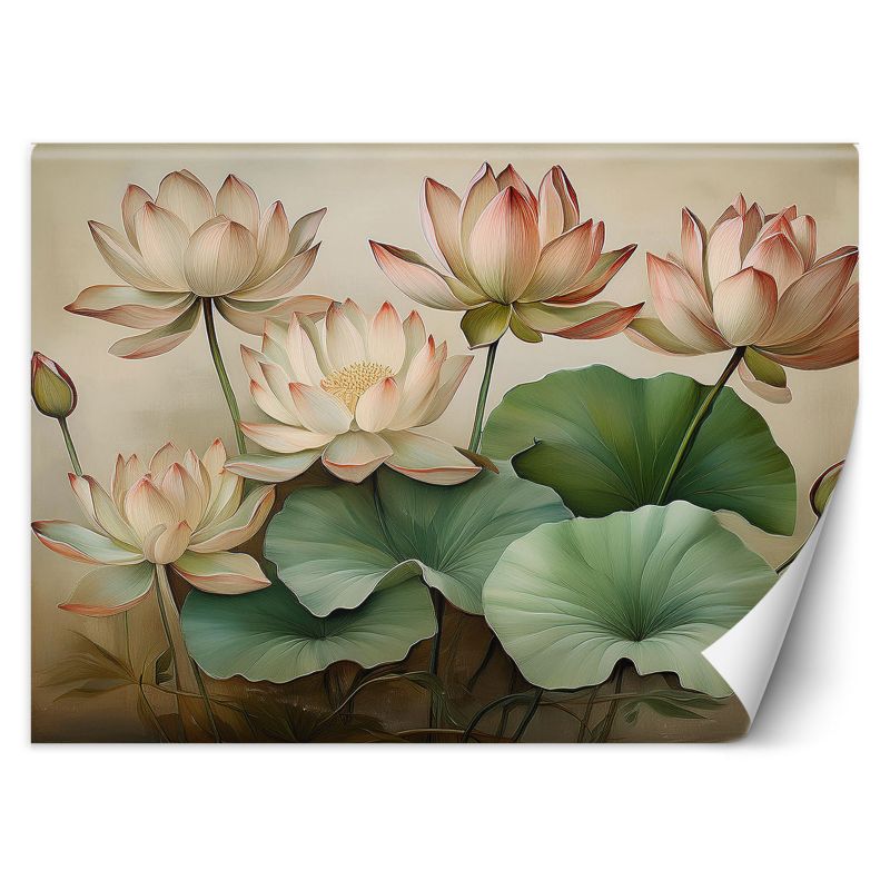 Fototapeta Feeby Liście Lilie Kwiaty  100x70 1 szt