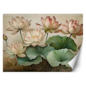 Fototapeta Feeby Liście Lilie Kwiaty  300x210 1 szt