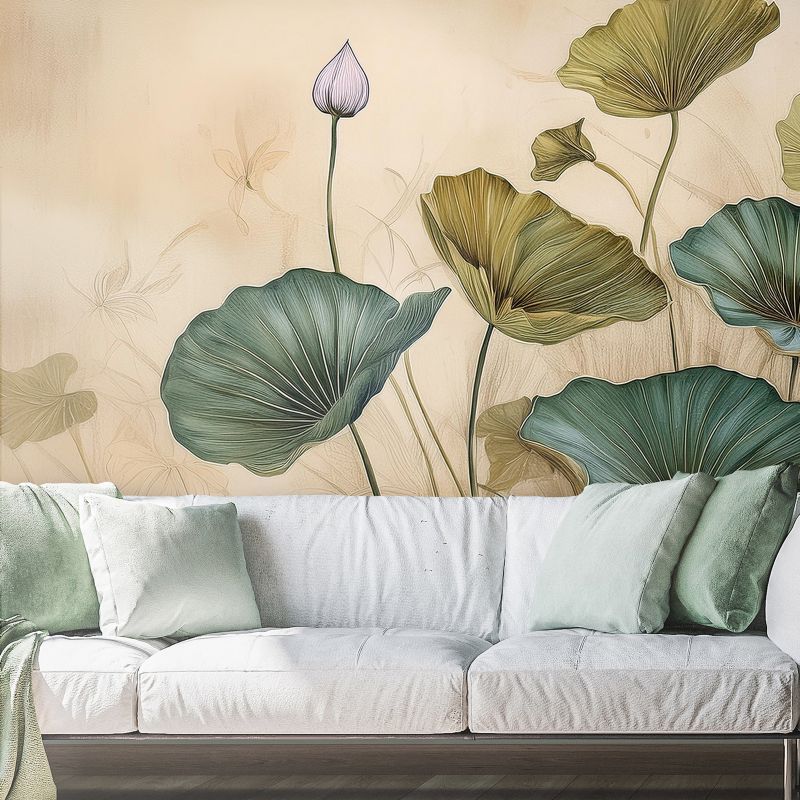 Fototapeta Feeby Liście lilii roślina  100x70 1 szt