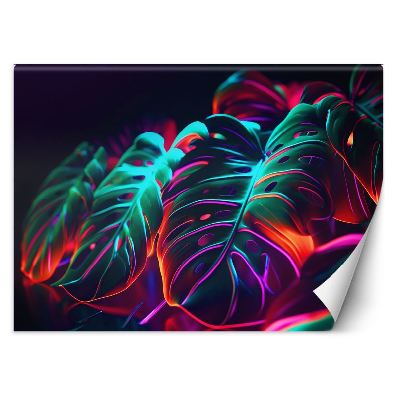 Fototapeta Feeby Liście monstera w futurystycznym stylu  250x175 1 szt