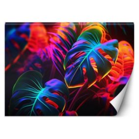 Fototapeta Feeby Liście monstera w neonowych barwach  400x280 1 szt