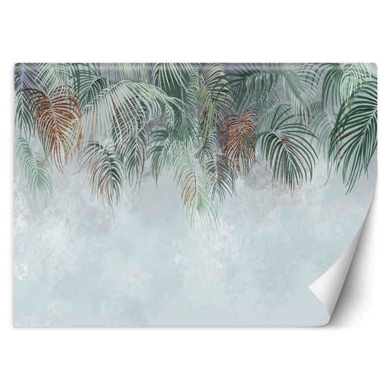 Fototapeta Feeby Liście palmy 3D beton natura  450x315 1 szt