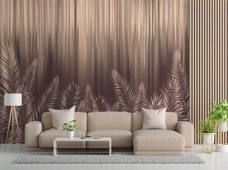 Fototapeta Feeby Liście palmy glamour  250x175 1 szt