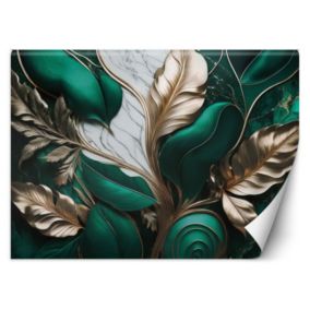 Fototapeta Feeby Liście ze Zlotem styl Glamour Loft  150x105 1 szt