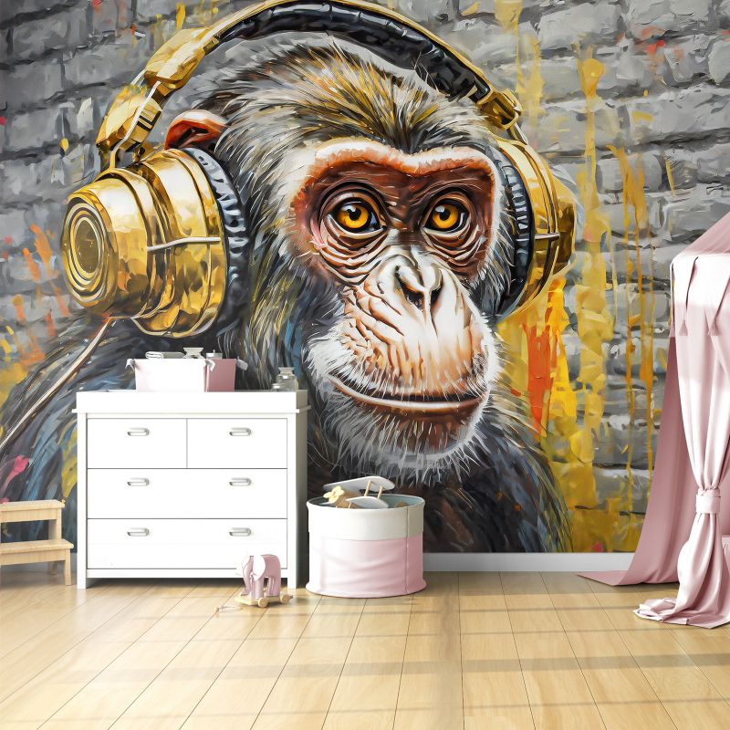 Fototapeta Feeby Małpa DJ  300x210 1 szt
