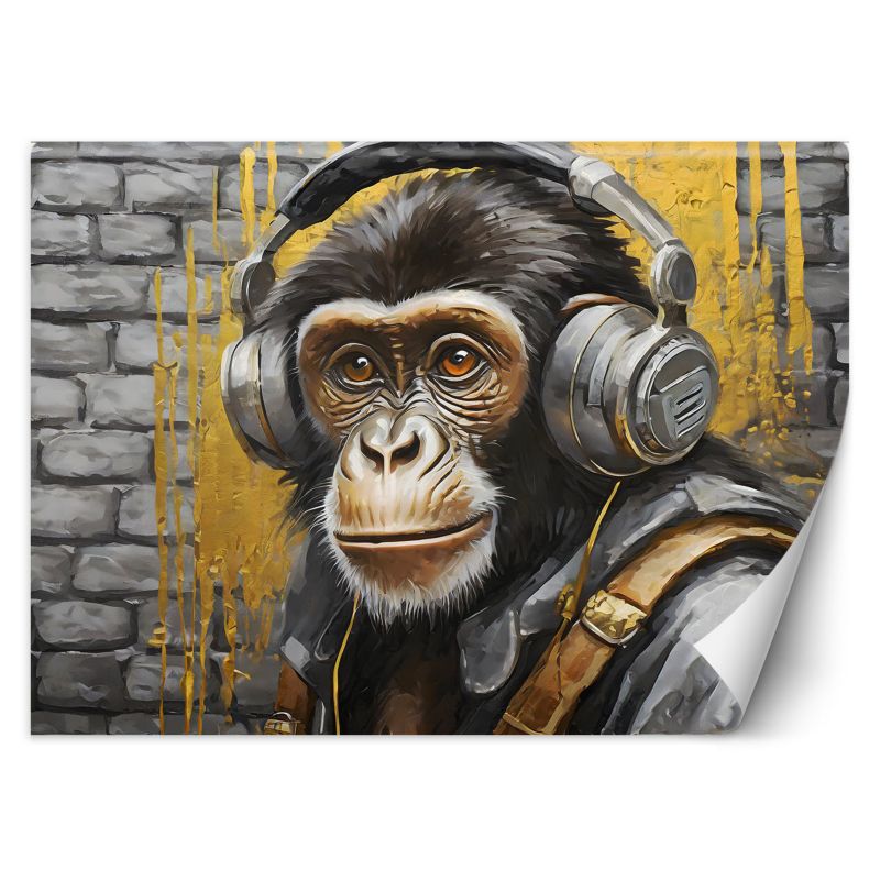 Fototapeta Feeby Małpa Muzyka Zwierzęta  400x280 1 szt
