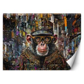 Fototapeta Feeby Małpa z kolorowymi akcentami  200x140 1 szt