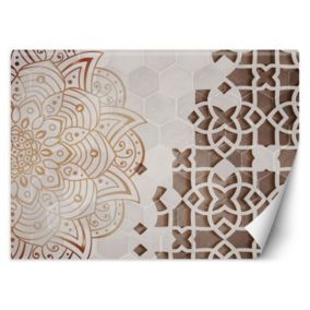Fototapeta Feeby Mandala Biel Geometria  100x70 1 szt