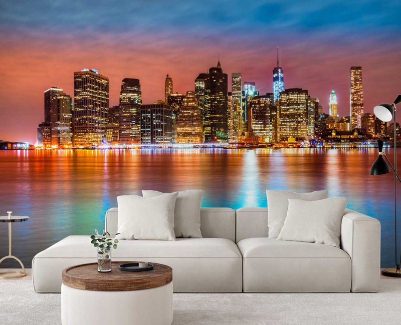 Fototapeta Feeby Manhattan nocą  350x245 1 szt