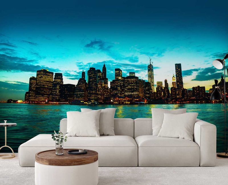 Fototapeta Feeby Manhattan zachód słońca  200x140 1 szt