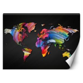 Fototapeta Feeby Mapa świata w pastelowych kolorach  300x210 1 szt