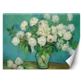 Fototapeta Feeby Martwa natura wazon z różami - V. van Gogh  450x315 1 szt