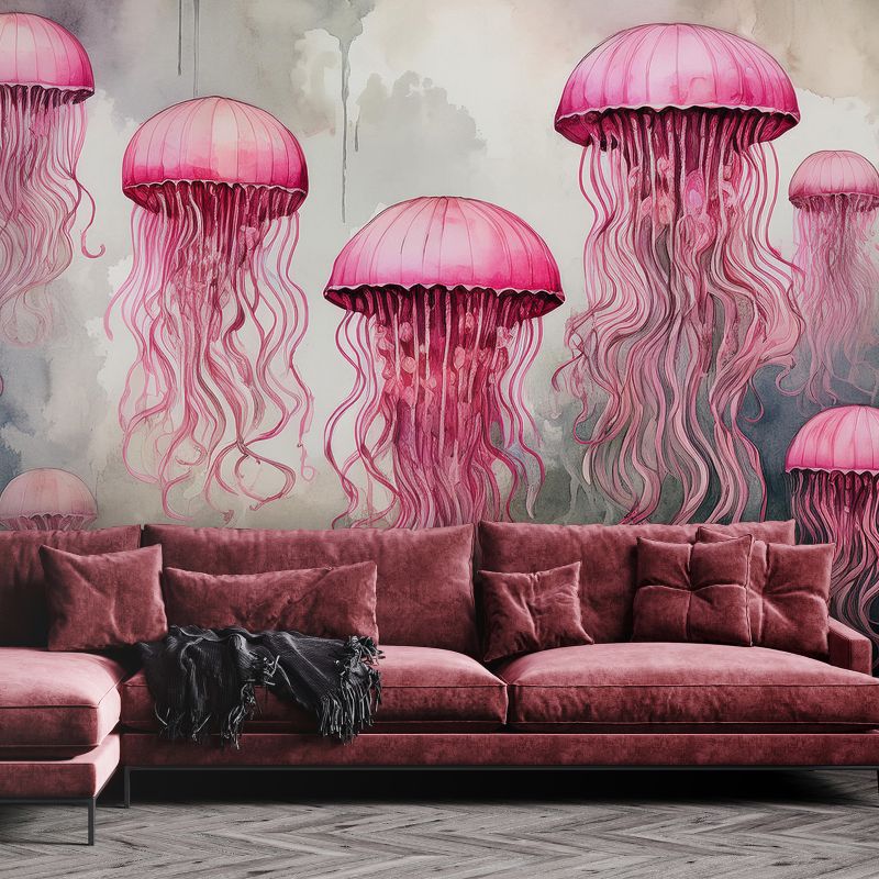 Fototapeta Feeby Meduza morska różowa  350x245 1 szt