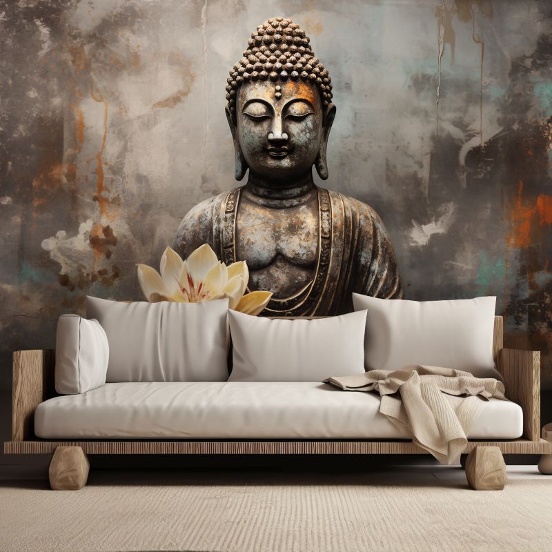 Fototapeta Feeby Medytujący Budda abstrakcja  250x175 1 szt