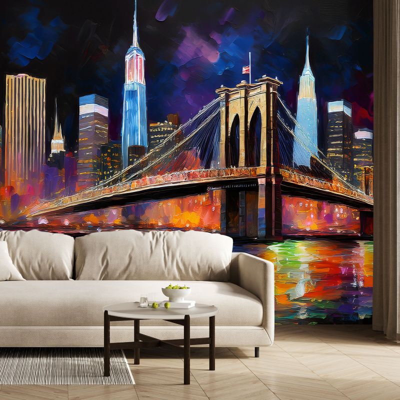 Fototapeta Feeby Miasto Abstrakcja Most Nowy Jork  400x280 1 szt