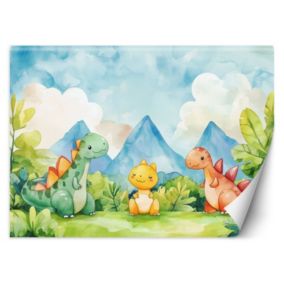Fototapeta Feeby Śmieszne Dinozaury Kolorowe  400x280 1 szt
