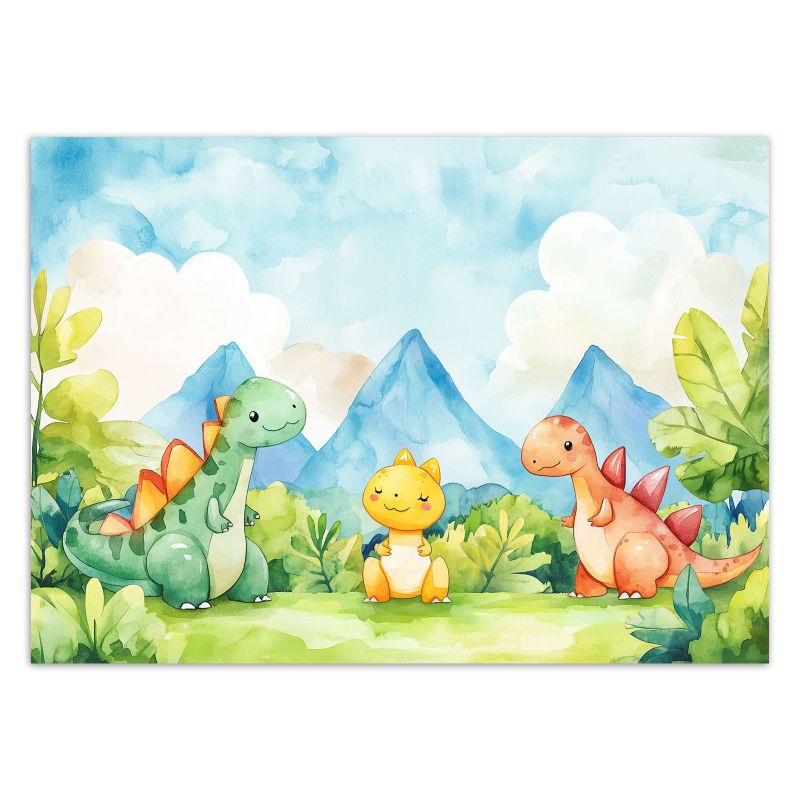 Fototapeta Feeby Śmieszne Dinozaury Kolorowe  400x280 1 szt