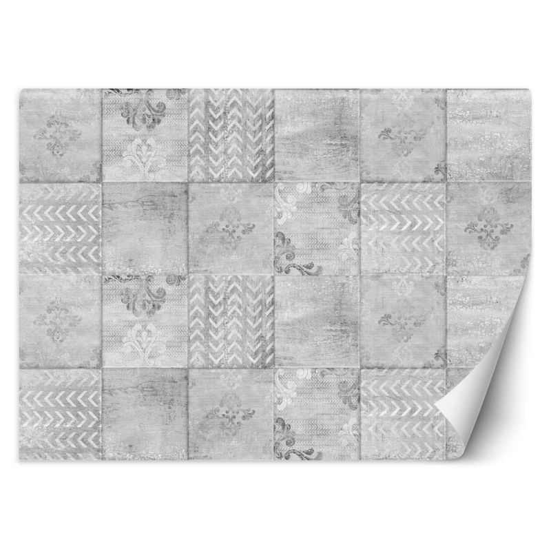 Fototapeta Feeby Minimalistyczne kafelki w szarości  400x280 1 szt
