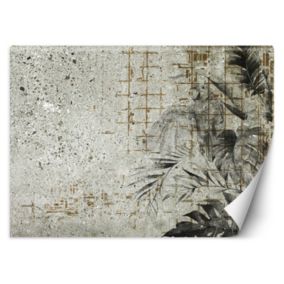 Fototapeta Feeby Monstera Liście betonowa ściana  300x210 1 szt