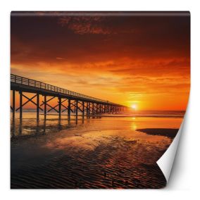 Fototapeta Feeby Morze Natura Niebo Zachód Słońca  300x300 1 szt