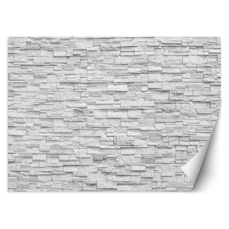 Fototapeta Feeby Mur z białych kamieni  300x210 1 szt