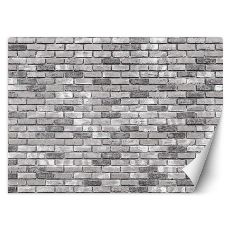Fototapeta Feeby Mur z szarej cegły  200x140 1 szt