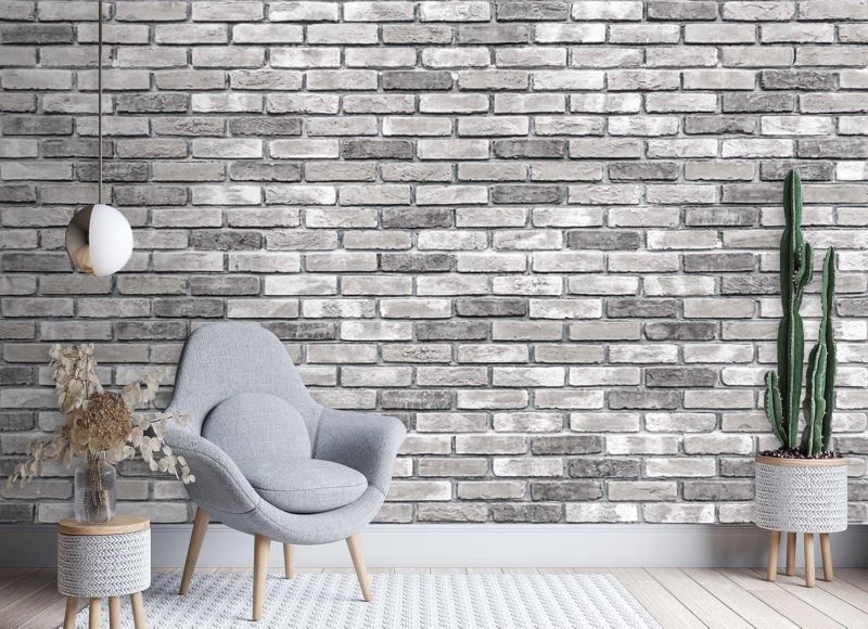Fototapeta Feeby Mur z szarej cegły  200x140 1 szt